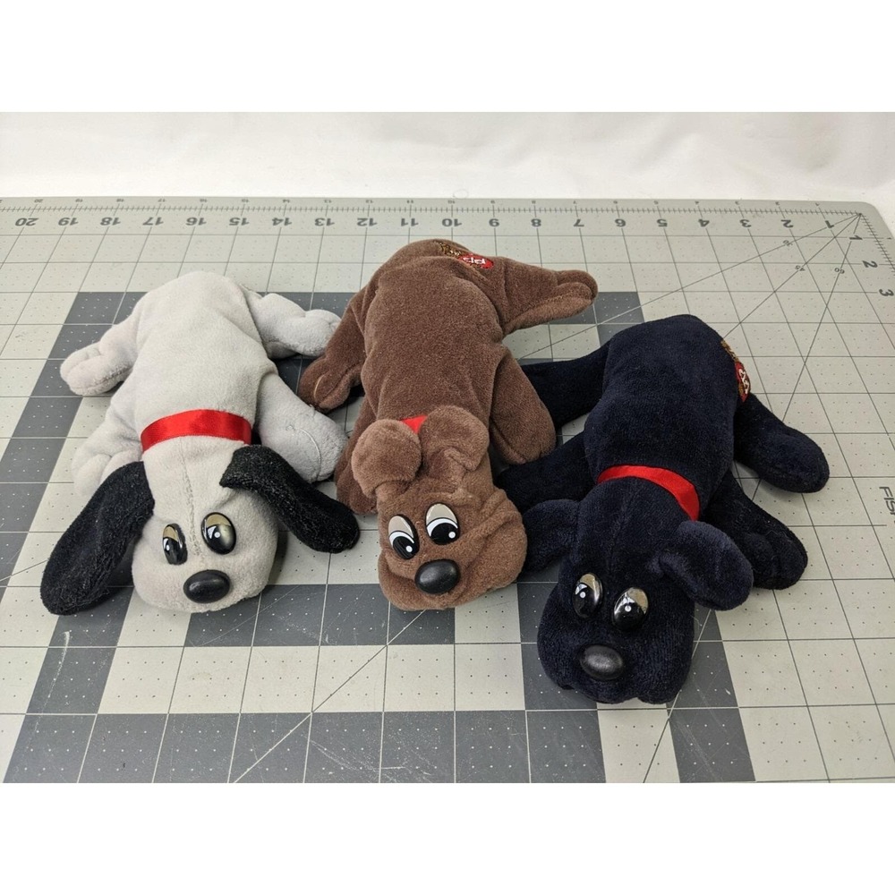 Tonka Pound Puppy Dog Puppies 8 Inch Lot of 3 Rumple Skins Stuffed Animal Toy #3